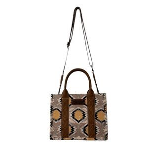 Wrangler Aztec Tote Crossbody Western Boho Cowgirl Core Everyday Bag